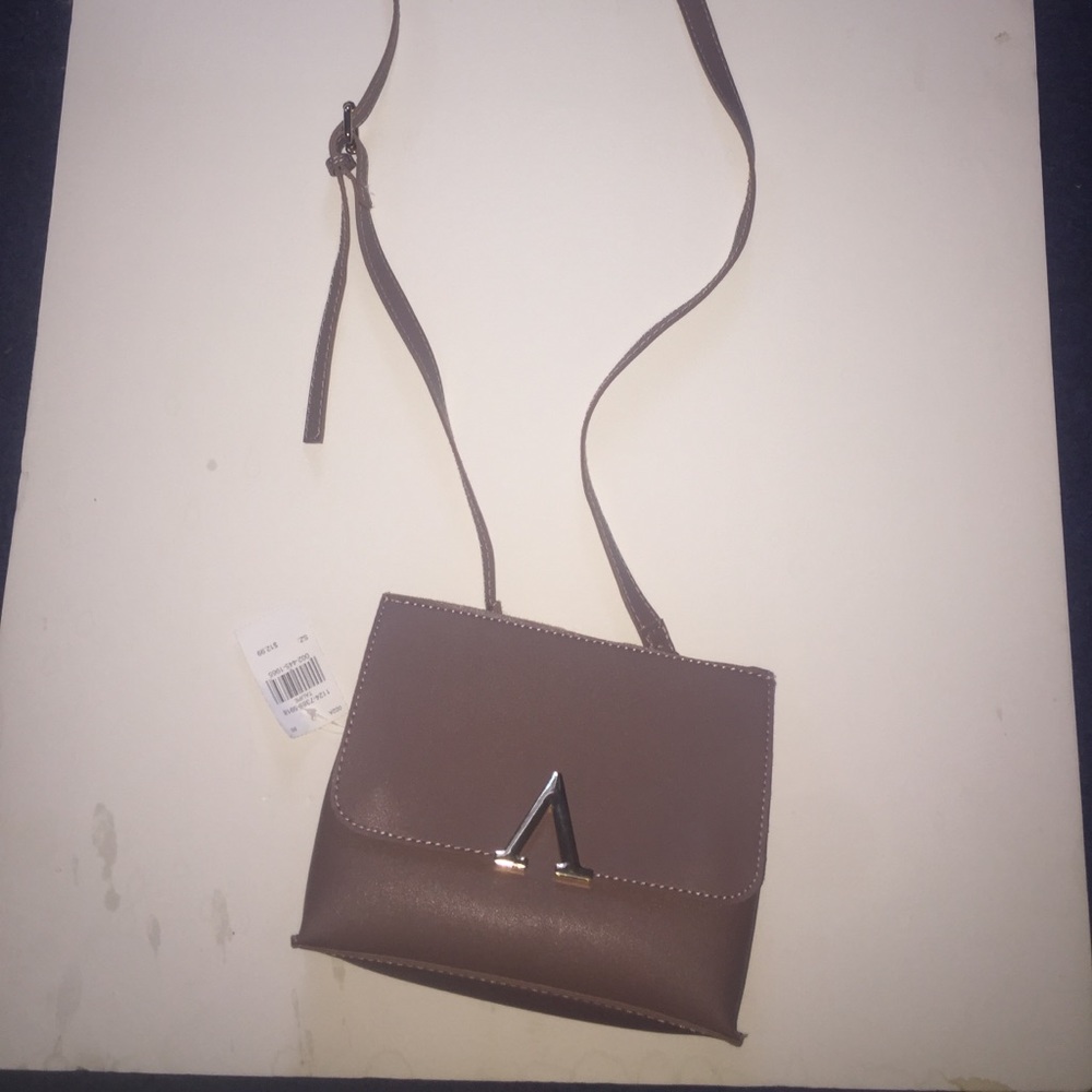 Rainbow taupe handbag